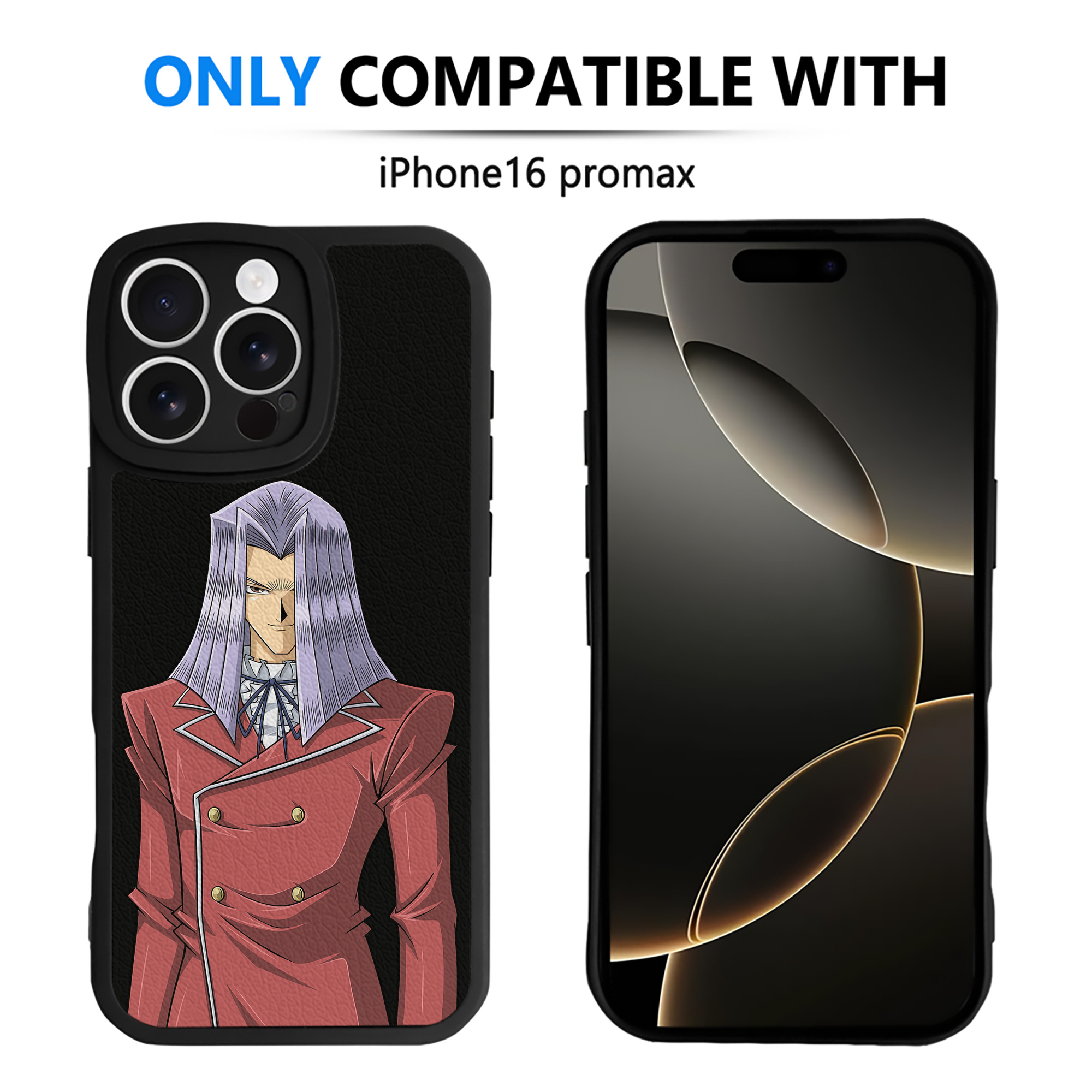 遊☆戯☆王 Yu-Gi-Oh! 【iPhone 16シリーズ対応】シリコンスマホケース（レザー調） 材質：シリコン